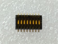 TDA08H0SB1 C&K COMPONENTS SWITCH DIP 8POS HALF PITCH 24V ROHS 25 PIECES