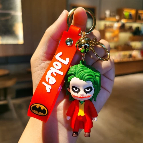JOKER Keyring Keychain Bag Pendant Charm Birthdays Novelty Gift Parties Kids NEW - Picture 8 of 11