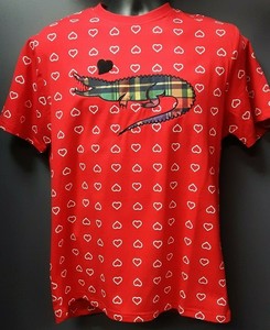 Men's Black Keys Lacoste-Theme T-shirt - Red | eBay