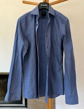 Blue Venti shirt/business shirt, size 37, men's, body stretch, easy care
