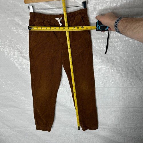 Janie And Jack Jogger Pants Girls 12 Brown Cotton Corduroy Pockets Jogger - Picture 4 of 9