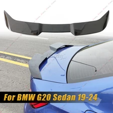 FOR 19-2024 BMW G20 3 SERIES 330i M340i DUCKTAIL TRUNK SPOILER WING GLOSS BLACK