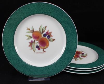 Royal Worcester Evesham Gold Group of Four Accent Salad Plates | eBay