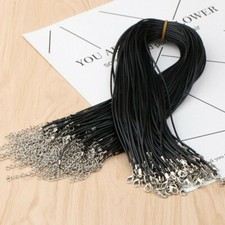 50PCS 18 inch Suede Leather String Necklace Charms Cord Rope Bulk Lot Wholesale