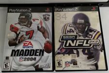 🏈 PS2 Football Lot PlayStation 2 MADDEN 2004, NFL 2K2 TESTED FREE SHIPPING