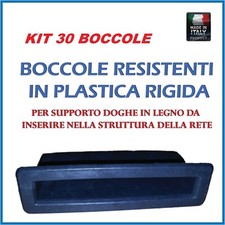 KIT30 SUPPORTO,BOCCOLA RICAMBIO PER DOGA ,DOGHE IN LEGNO DI FAGGIO PER RETI
