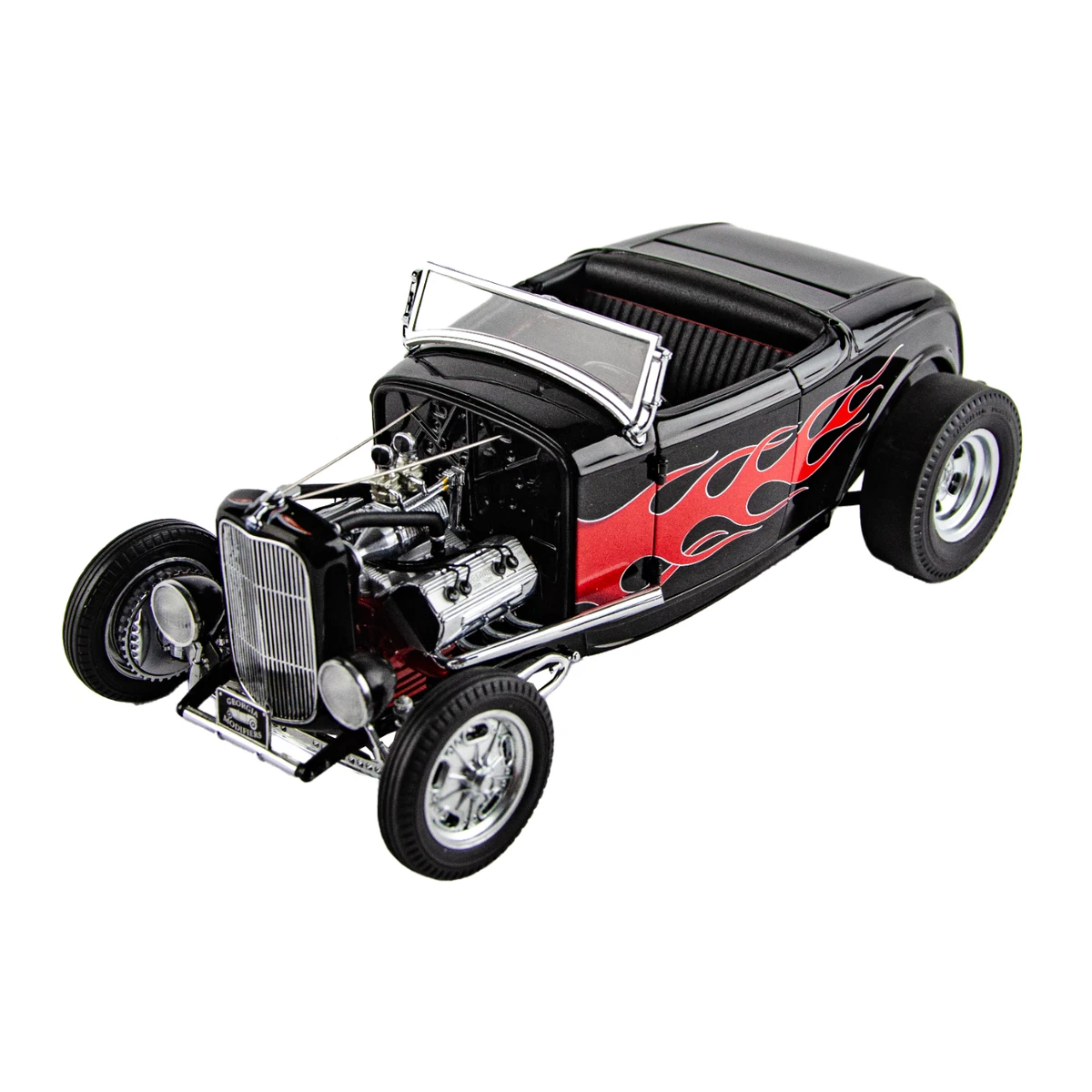 Miniature ERTL 1:18 Ford 1932 Street Rod - American Muscle 7851 - Bleu Custom