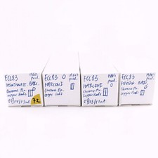 4 x TUBE BARCELONE MINIWATT ECC83. PROD des années 1960.