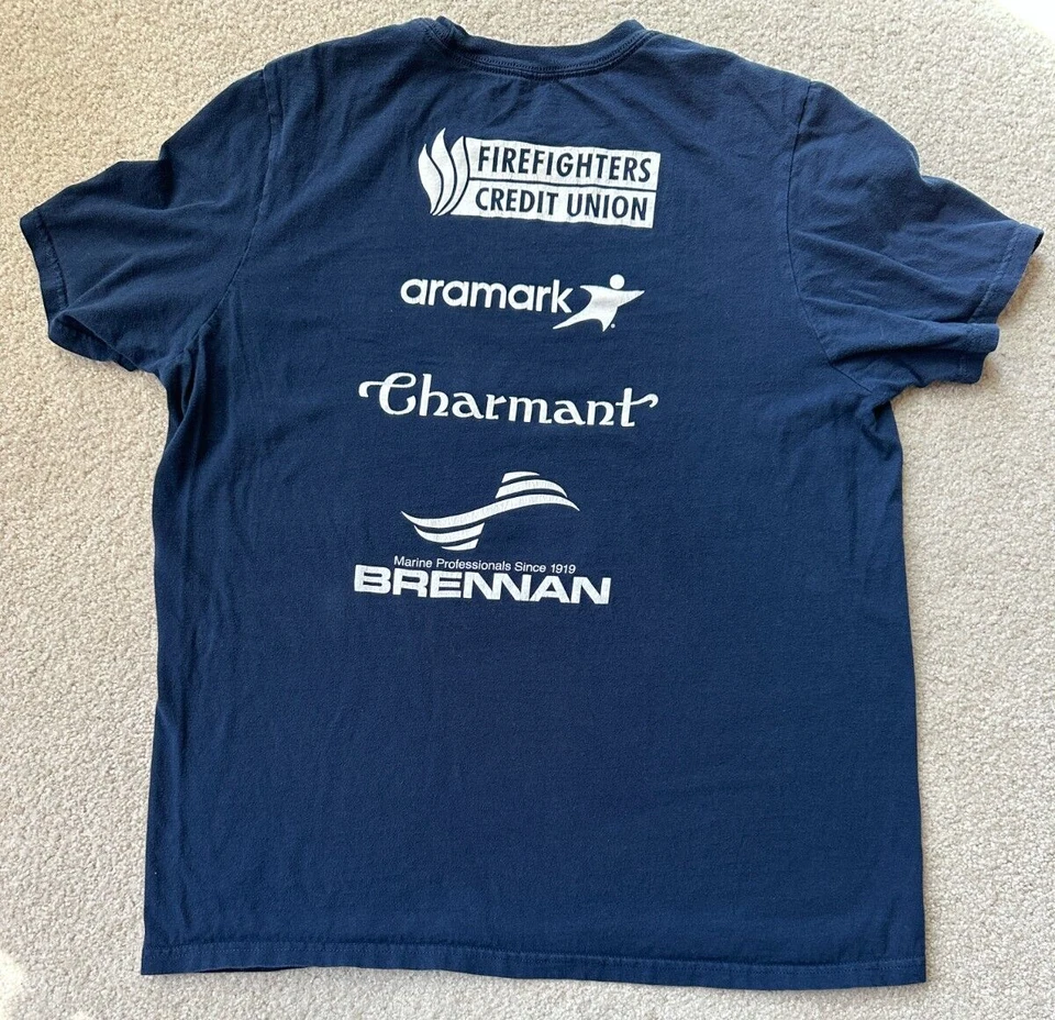 Camiseta Viterbo University V-Hawks La Crosse, WI Adidas Azul Suave Adulto - Talla L Foto 4 de 4