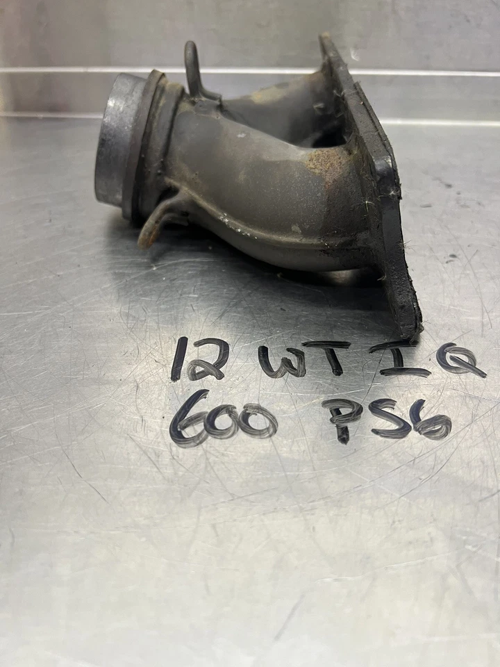 12 10 09 Polaris 600 Dragon IQ CFI Widetrack Exhaust Manifold Y-Pipe 1261638-029 - Image 4 of 4