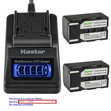 Kastar Battery LCD Quick Charger for Samsung SB-LSM160 Samsung VP-D655 Camcorder