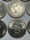 1972 Eisenhower Dollar with Flying Eagle No Mint Mark Lot of 8 — photo 8