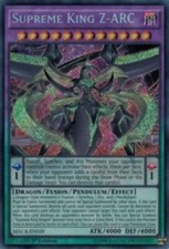 Yugioh-Supreme King Z-ARC-Secret Rare-1st Edition-MACR EN039 (LP)