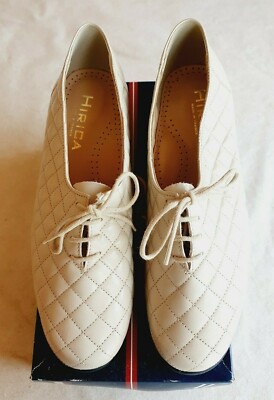 Chaussures Hirica Duche Femme – Richelieu En Cuir Beige, Taille 42