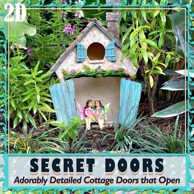 Miniature Fairy Door Hobbit Pixie Elf Tree Garden Gnome Home ;  : Decor Z5O5