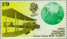 EBS Great Britain 1969 - 1st England-Australia Flight - SG 795 - MNH**