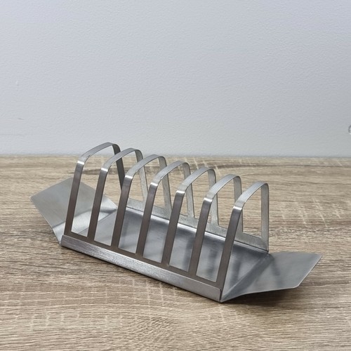 Vintage Metal Toast Rack Stationary Letter Holder Mid Century Modern Modernist - Bild 7 von 12