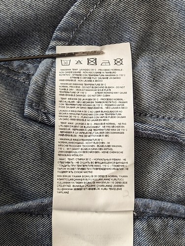 Armani Jeans Women's Denim Jacket Blue Luxury Brand Fashion Casual - Picture 17 of 24