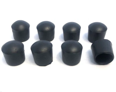 BANDITO 8 Stück Kicker Kickertisch Schutzkappe PVC Schutz Kappen für 16 mm Stangen