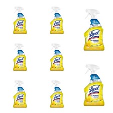 8 Lysol All-Purpose Cleaner, Sanitizing and Disinfecting Spray Lemon Scent 32 Oz