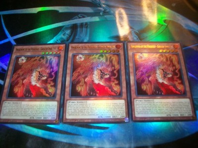 3x Awakening of the Possessed - Greater Inari Fire 1st EdUltra Rare CH02-EN018