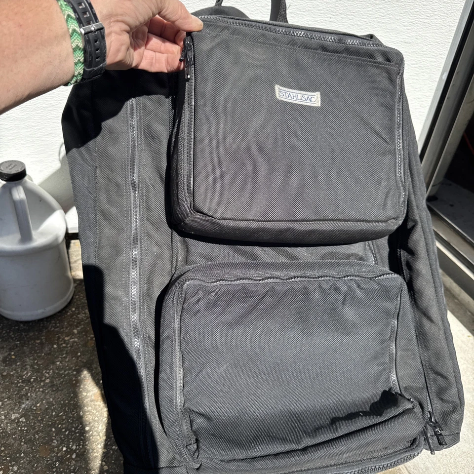 Stahlsac Pack Rodillo de Buceo con Ruedas Equipo de Viaje Bolsa Negra Foto 2 de 4