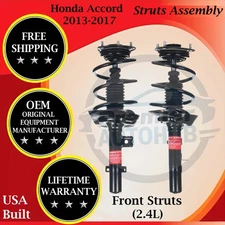 Monroe Genuine OEM Front Struts For 2013-2017 Honda Accord Lifetime Warranty