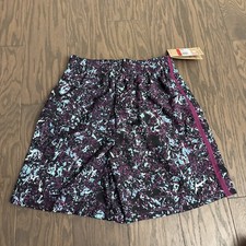 Nike Dri-Fit Shorts Youth Kids Boys Large Purple Black Blue FV0275-503 NWT 32