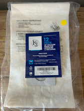 NIEW K J 12 PK Kenmore Q/CC 5055, 50557, 50558 Canister Vacuum Cloth Type Bags