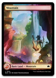 Mountain 274 Foil Full Art Bloomburrow