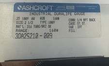 Ashcroft Duralife Gauge 25-1009-AW-02B-160 