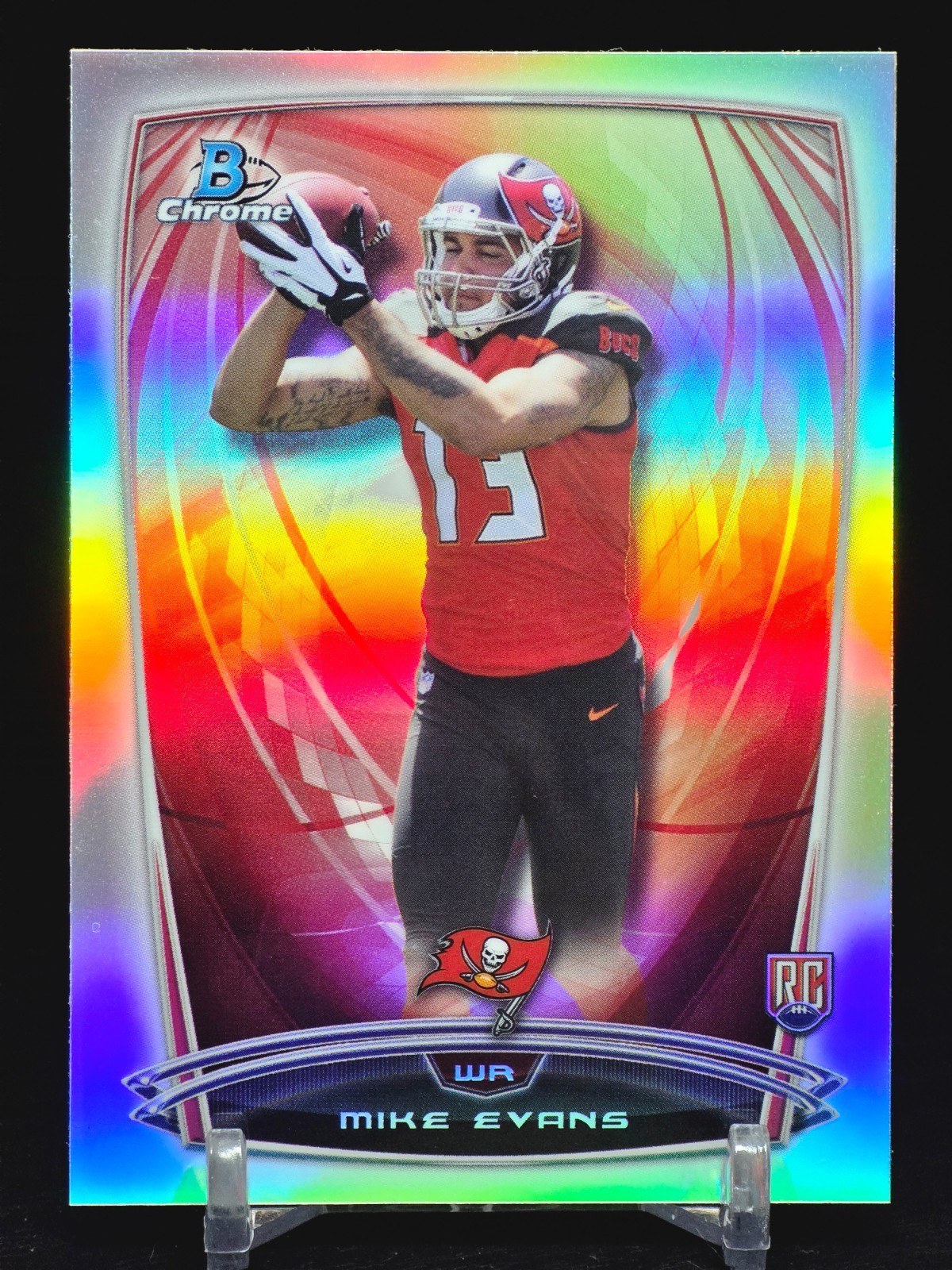 2014 Bowman Chrome Mike Evans Refractor Rookie RC Tampa Bay Buccaneers