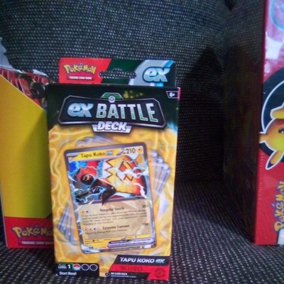 Pokemon TCG EX Battle Deck Tapu Koko EX Factory Sealed Ready To Play 60 Cards