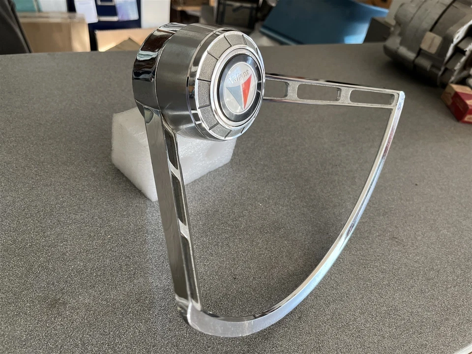 1960 1961 Plymouth Valiant Horn anel botão de direção fabricante de equipamento original 60 61 - Imagem 2 de 4