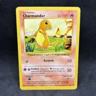 Pokemon TCG - Charmander 46/102 Common - WOTC Shadowless Base Set - LP+