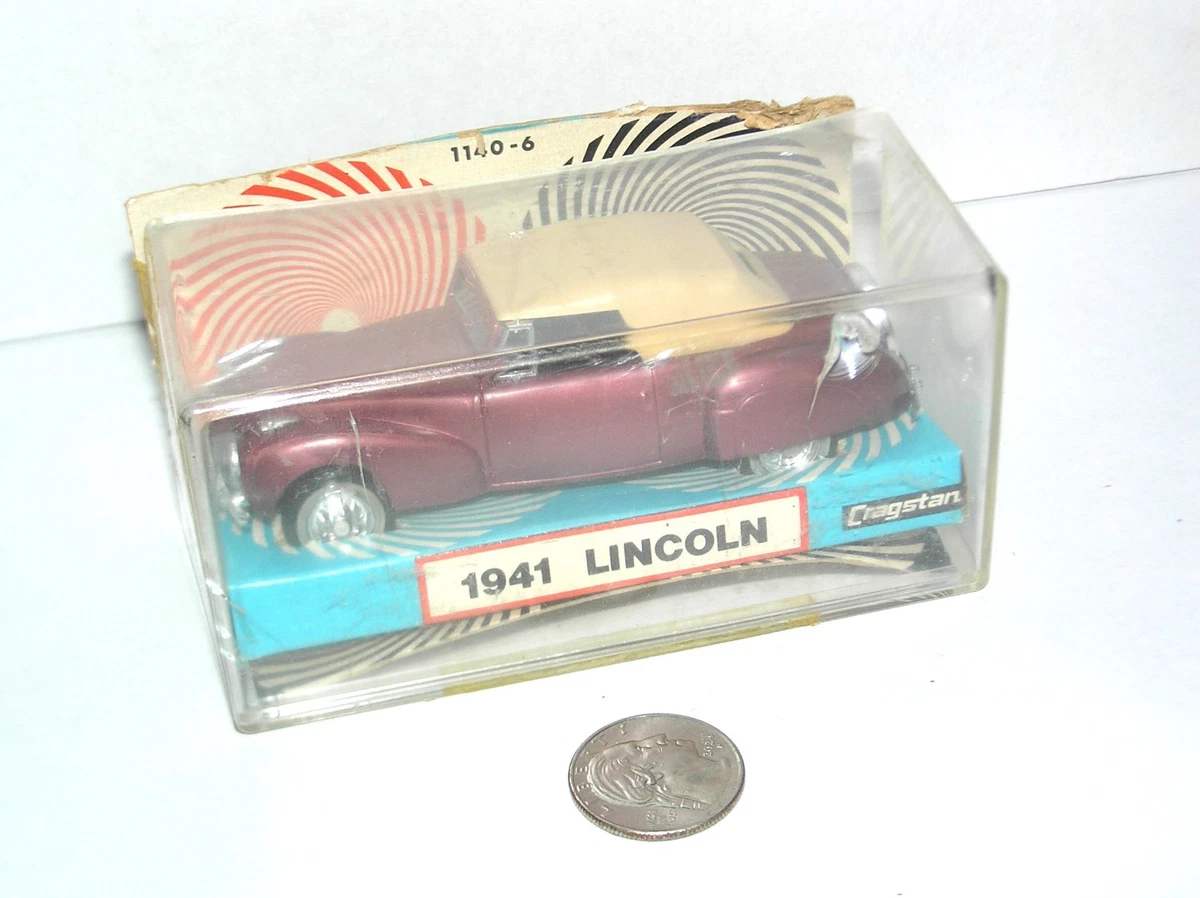 Lincoln 1941 Year of Manufacture Vintage Manufacture Diecast Cars