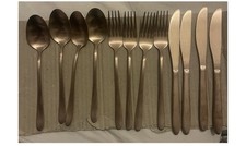 Cutlery Sets & Canteens Stainless Steel or copper Set for 4 People Camping Party