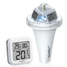 RAINPOINT Wireless Pool Thermometer -Accurate Swimming Pool and Pond Temperature