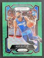 Mike Miles Jr. 2023-24 Panini Prizm Green Wave Prizm RC #295