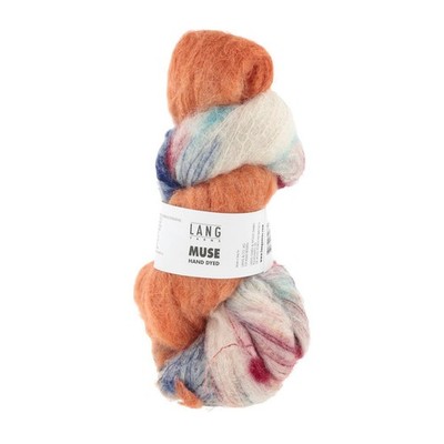 Wolle Kreativ! Lang Yarns - Muse Fb. 8 orange bedruckt 100 g