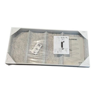 Ikea KOMPLEMENT Storage with 4 Compartments Light Gray 9 ×20 ×2''