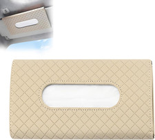 Car Tissue Holder with Ultra Soft Lotion Facial Tissues - Slim Visor Mount for C