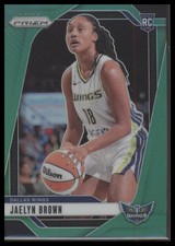 2024 Panini Prizm WNBA #31 Jaelyn Brown Green Prizms