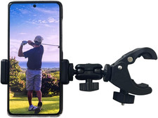 Generic Phone Holder with Clamp  Cell Phone Holder Mount Clip for Golf Cart,Wheel