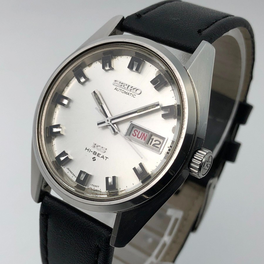 Vintage 1969 KING SEIKO WEEKDATER One-piece case 56KS 5626-7000 Automatic #2332