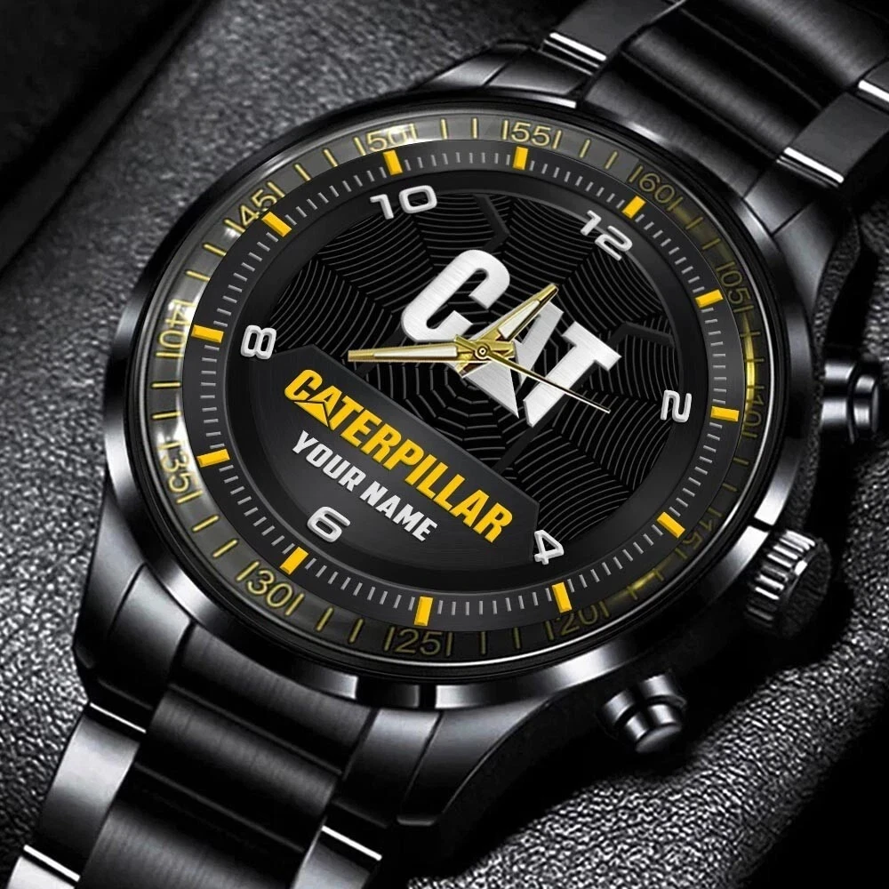 The Rolling Stones Black Stainless Steel Watch