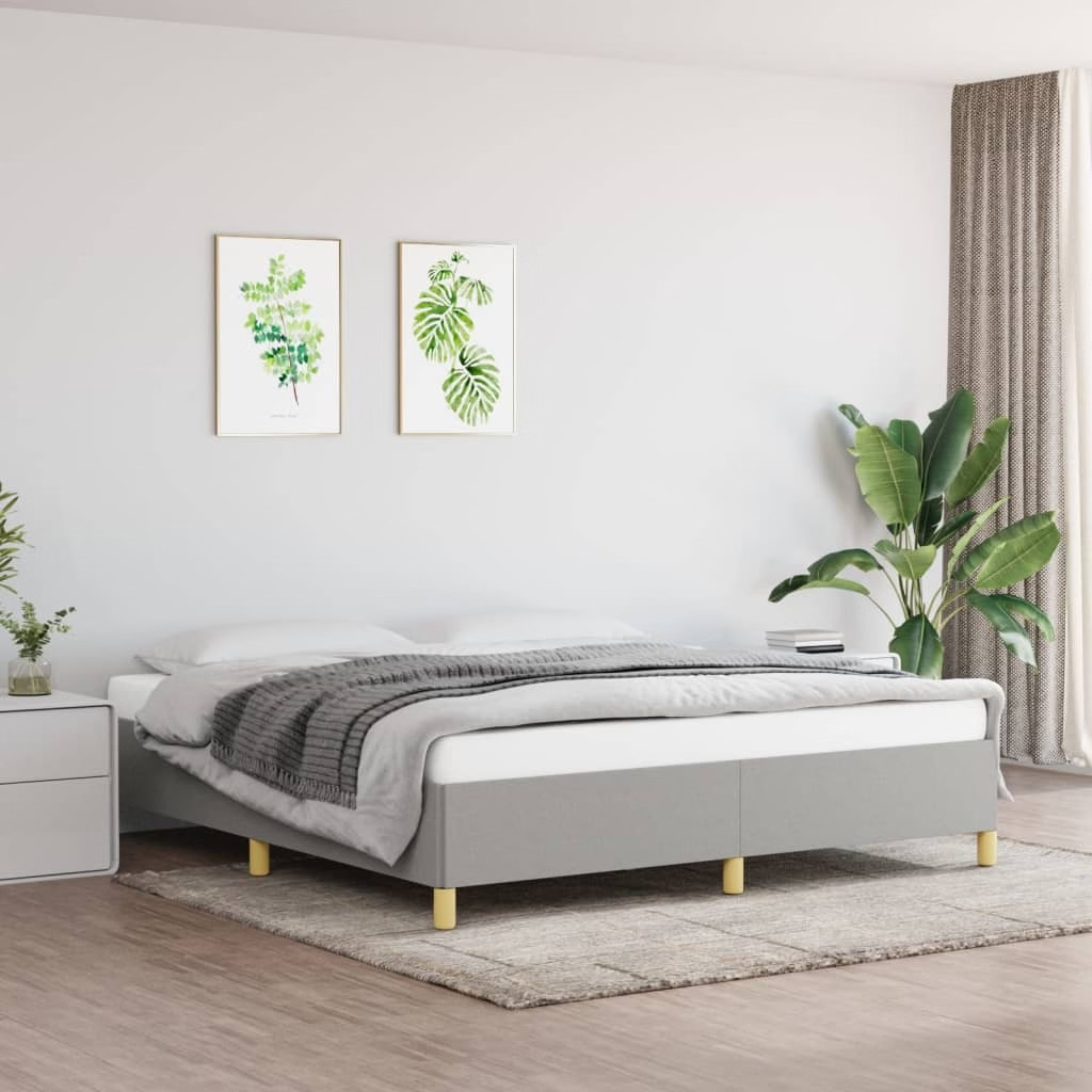 Light Gray Polyester California King Durable