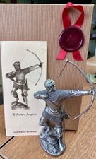 LES ETAINS DU GRAAL- ENGLISH ARCHER - 100 YEARS WAR. Fine Pewter , Boxed