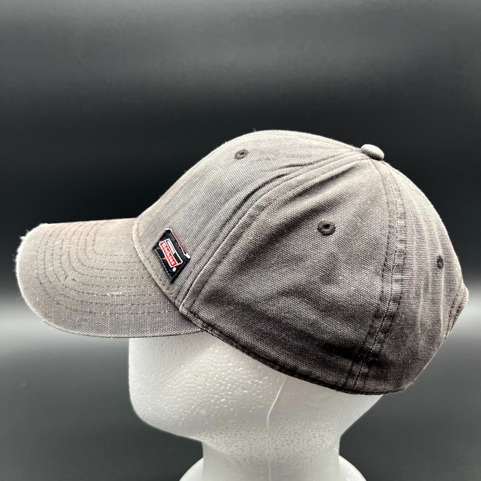 Dickies Patch Hat Mens Gray Snapback Cap Baseball… - image 4