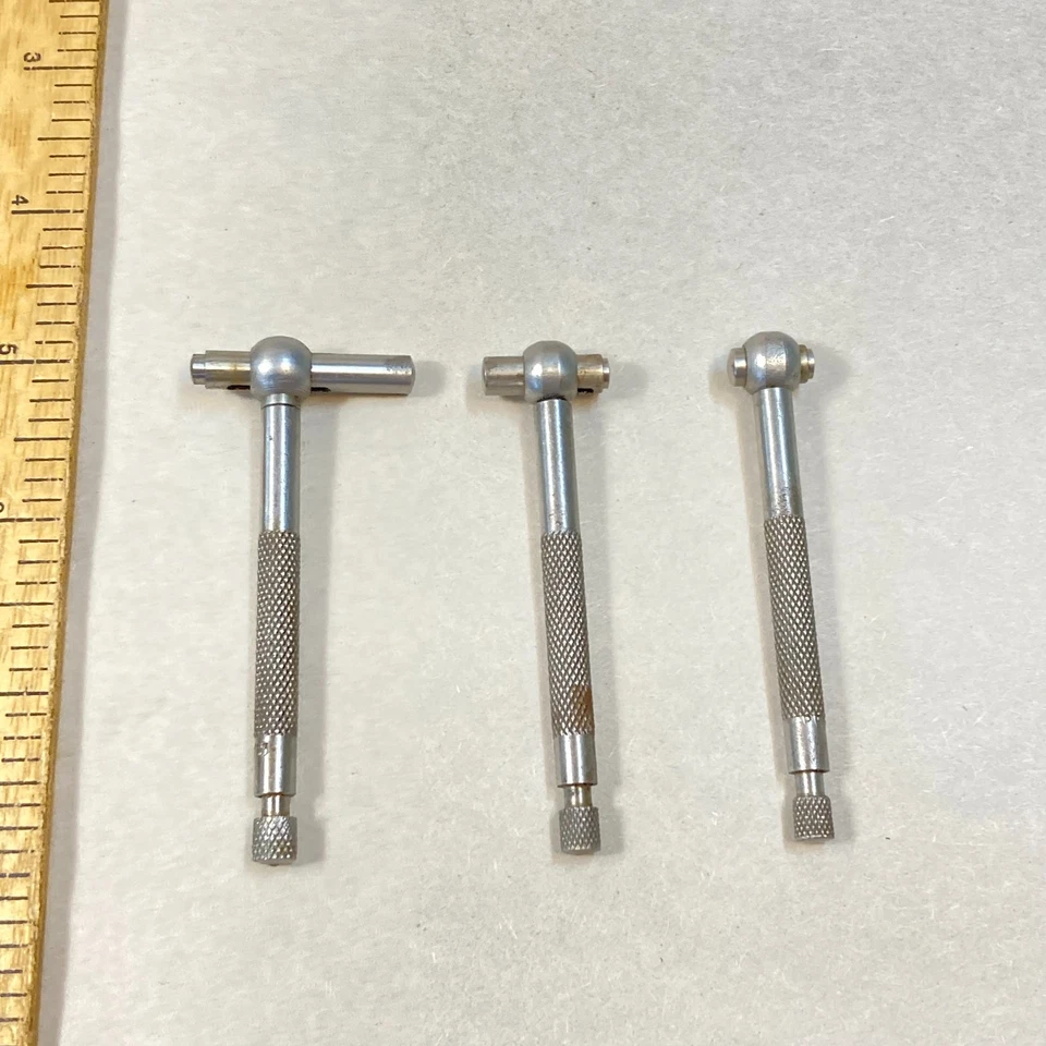 Juego de medidores telescópicos 3 piezas 2-1/8" 1-5/16" 3/4" PEC3 Foto 3 de 4